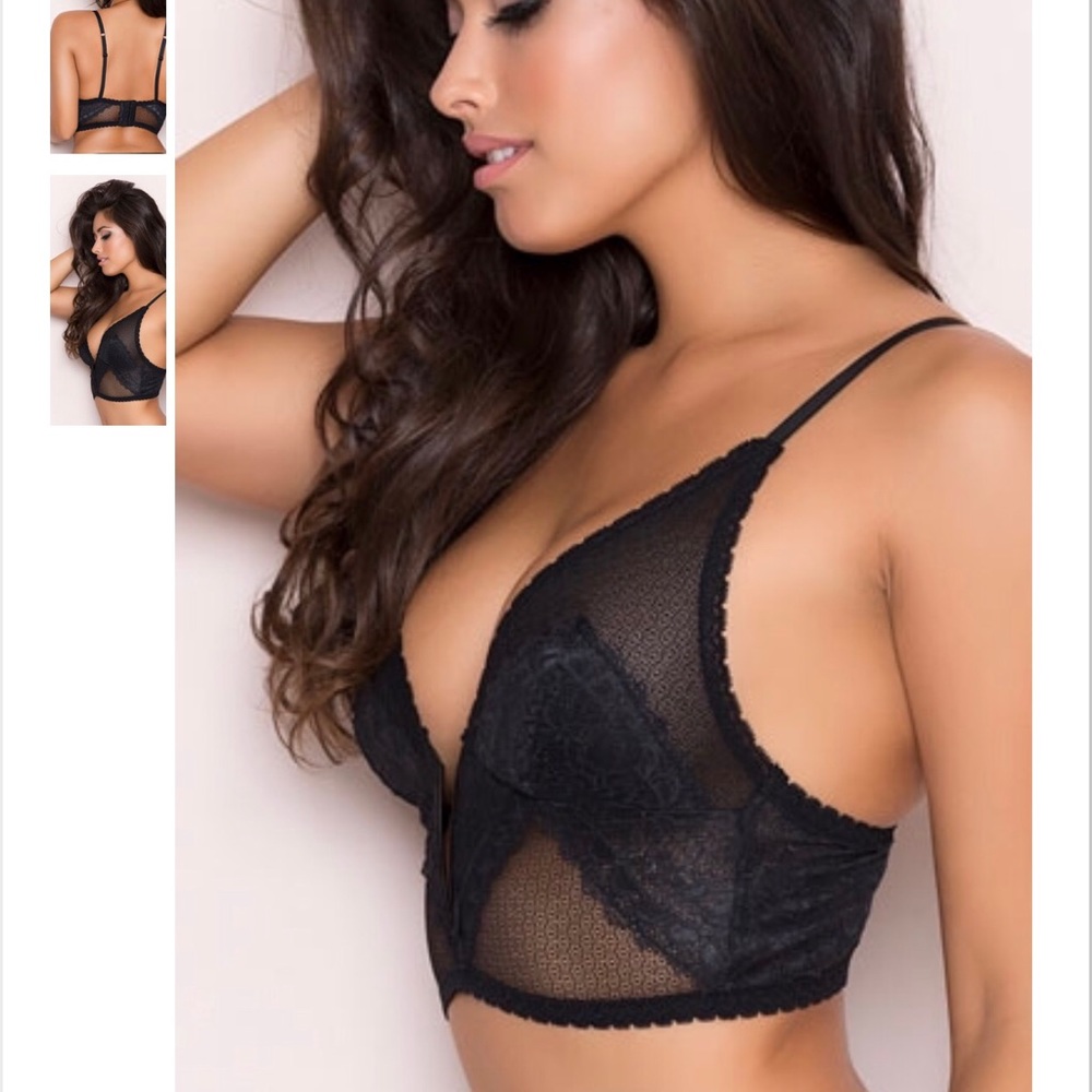 Sexy Black Lace Bralette size Small